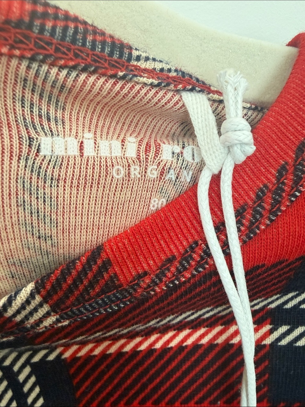 Mini Rodini Red and Black Plaid Dress - Picture 5 of 5